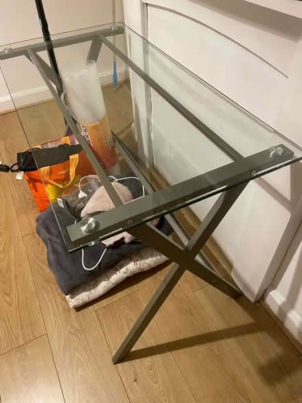 Photo of free Sturdy glass desk (Colchester CO1) #1