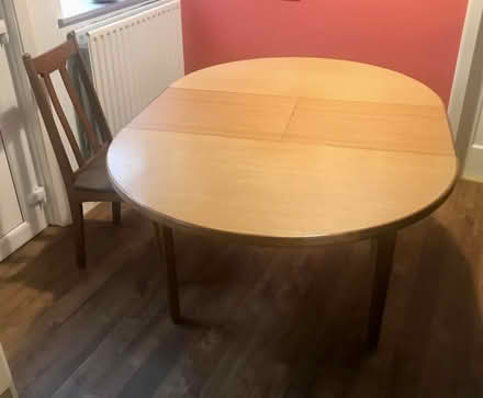 Photo of free Round/oval dining table + 4 chairs (Congleton town CW12) #2