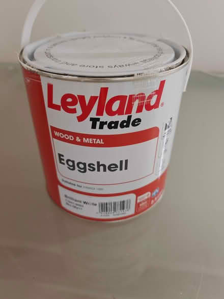Photo of free White eggshell paint (Upper Walthamstow E17) #1
