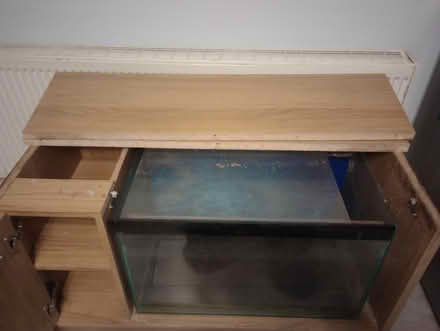Photo of free Fish tank and cabinet (Reddish SK5) #3