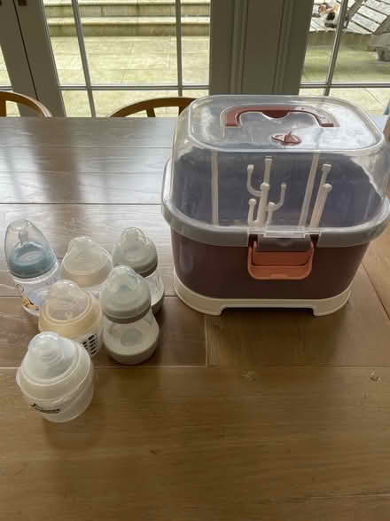 Photo of free 5oz baby bottles and drying rack (Blackrock) #1