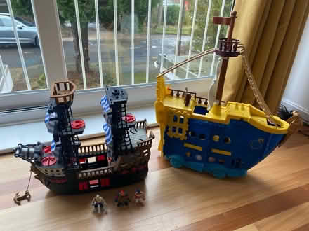 Photo of free 2 toy pirate ships (Bromley / Hayes BR2) #1