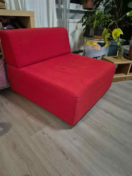 Photo of free Big Red Sofa Chair (Edmonton N9) #1