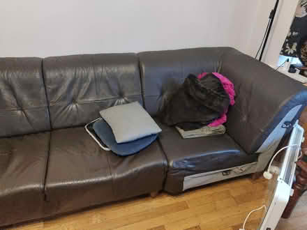 Photo of free IKEA leather cornersofa (Friern Barnet, N11) #4