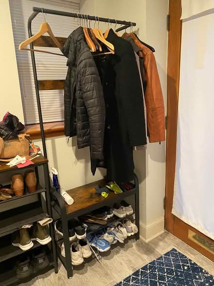 Photo of free Coat and shoe rack (Dupont Circle) #1