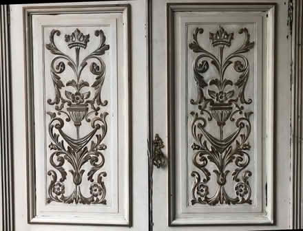 Photo of free Large painted Mahogany Wardrobe (Dublin 4) #1
