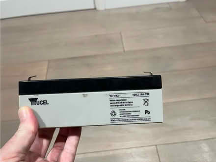 Photo of free Re-chargeable battery 12V 2.1Ah (Cutteslowe OX2) #1