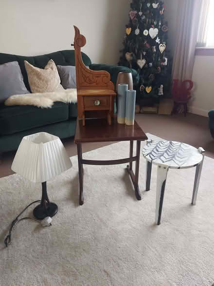 Photo of free Bundle Side tables, lamp, vases (Muirhead DD2) #1