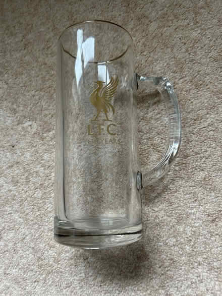 Photo of free Liverpool FC pint glass (KT15) #1