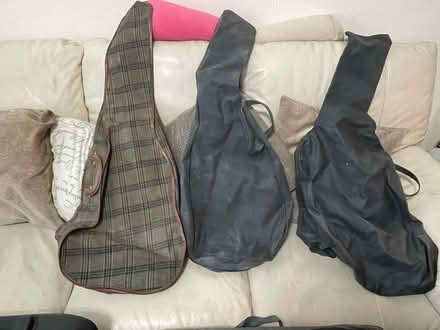 Photo of free Nylon suitcase, canvas bag, 3 acoustic guitar cases (Elmers End BR3) #3