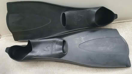 Photo of free Used pair of men's full-foot snorkel/scuba flippers (Mimbridge GU24) #1
