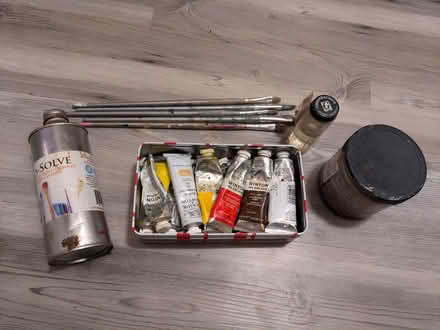 Photo of free Oil painting supplies (Downtown Santa Rosa) #1