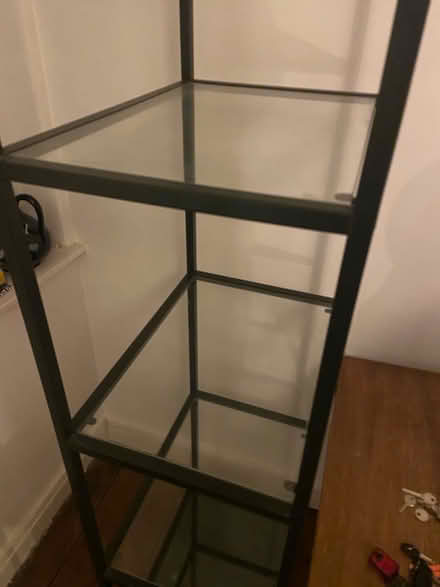 Photo of free Metal black shelves (E1) #2