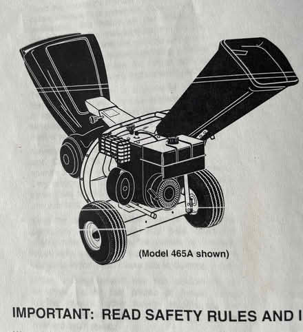 Photo of free Wood chipper by MTD, Model 465A (Camarillo Heights) #3