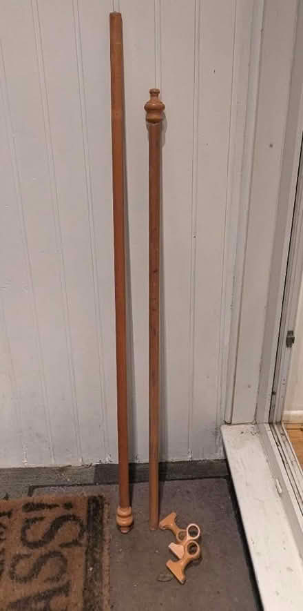 Photo of free Long Wooden Curtain Pole (CT15) #1