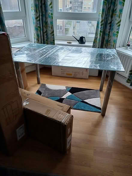 Photo of free 6 seater glass dining table (Kennington Lane) #1