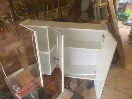 Photo of free Mirrored, 3 Door Bathroom Cabinet (Yate BS37) #4