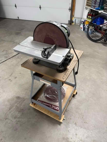 Photo of free rotary sander and stand (Spain/Tramway) #1