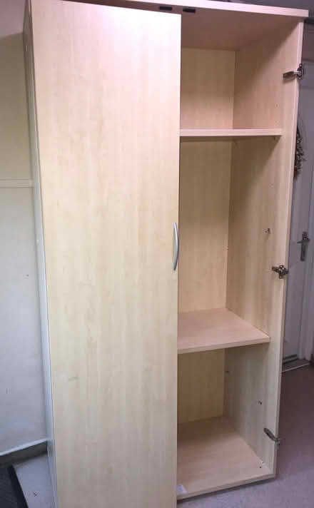 Photo of free Large sturdy storage cupboard. Comes with 4 adjustabl (Portslade Village BN41) #1