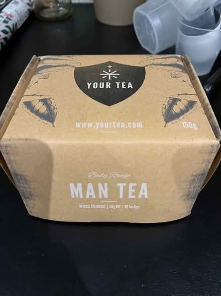 Photo of free “Man Tea” exercise herbal teabags (Union Street, Southwark SE1) #1