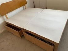 Photo of free 4'6" Double Bed with drawers (Burgess Hill) #2