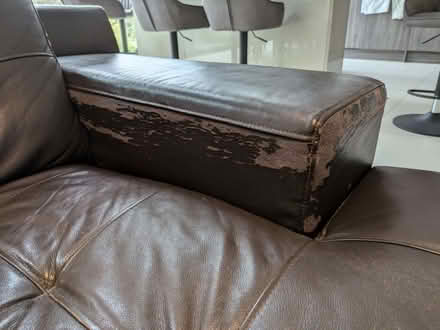 Photo of free Leather Sofa (Winchmore Hill N21) #2
