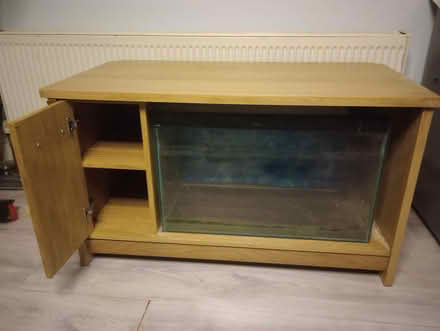 Photo of free Fish tank and cabinet (Reddish SK5) #2