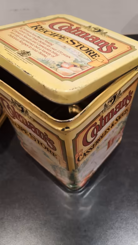 Photo of free Vintage Colman's Tins (DN21, Gainsborough) #2