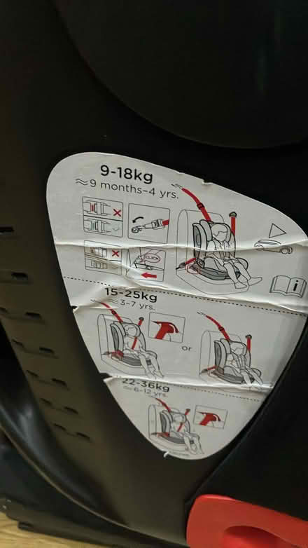 Photo of free Car seat group 1-4 (CR8) #2