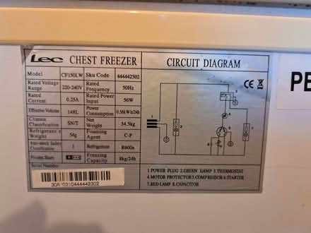 Photo of free Chest Freezer (Bishop's Stortford CM23) #2
