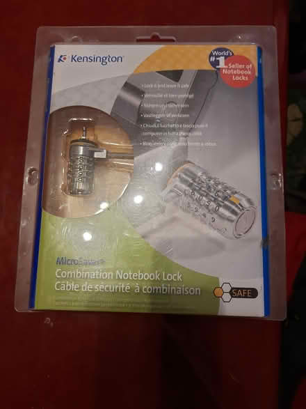 Photo of free Kensington Combination Lock and Cable for Laptop - Sealed (Earlsdon CV5) #1