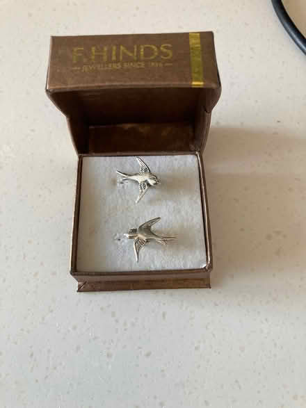 Photo of free Silver plated bird earrings (GL6 Minchinhampton) #1