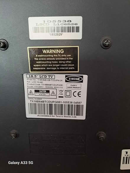 Photo of free Tv /Dvd/Pc monitor (hednesford WS12) #1