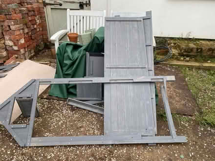 Photo of free Grey sentry shed - damaged (West Kirby CH48) #2