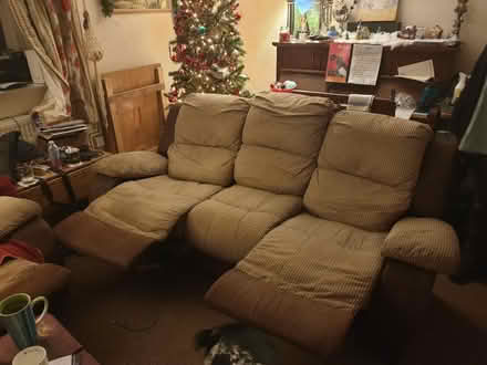 Photo of free 3 seater and single recliner (South Molton) #2
