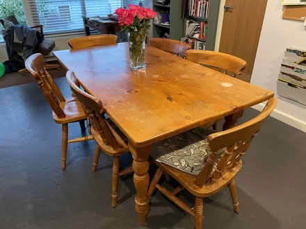 Photo of free Pine dining table (Kendal LA9) #1
