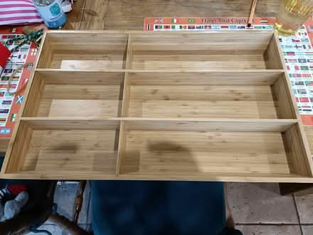 Photo of free Large wooden cutlery tray (Shirley CR0) #1