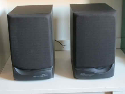 Photo of free Pair of small loudspeakers (Caldecott OX14) #1