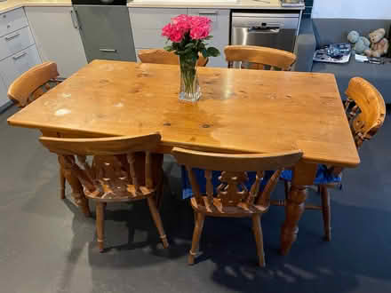 Photo of free Pine dining table (Kendal LA9) #2