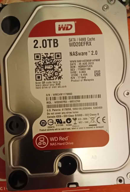 Photo of free Western Digital 2TB NAS Hard drive (Woosehill RG41) #1
