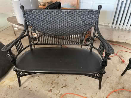 Photo of free Wicker love seat and chair (Concord Center) #1