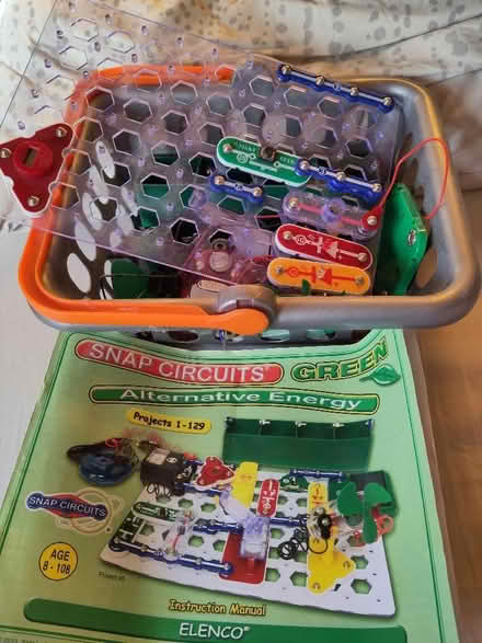 Photo of free Incomplete Green Snap Circuit kit (Ebley GL5) #1