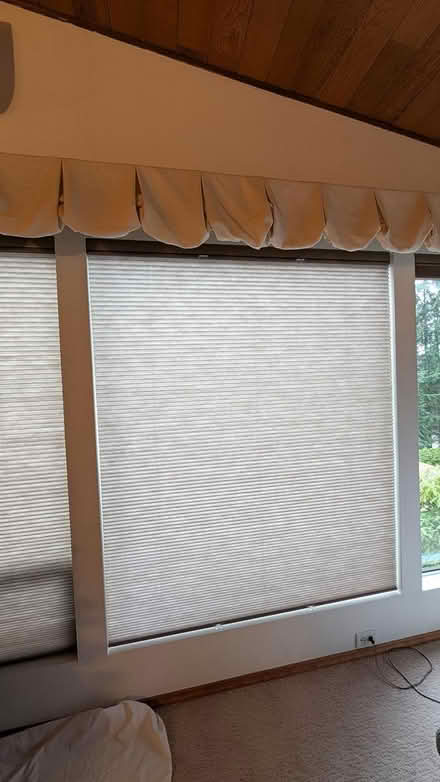 Photo of free Broken new double cellular shades (Kenmore, Finn Hill) #2