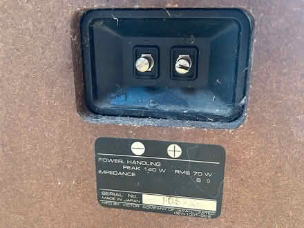 Photo of free Two JVC speakers (McKinleyville) #2