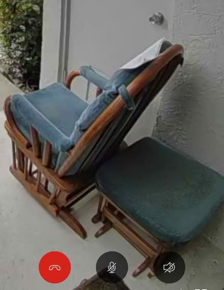 Photo of free Rocking chair w/foot rest (Sample n lyons) #1