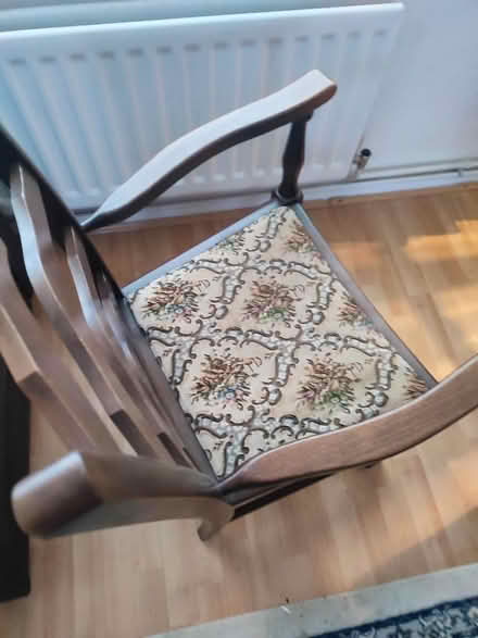 Photo of free 2 wood dining/fireplace (arm)chairs (Hemel Hempstead HP1) #4