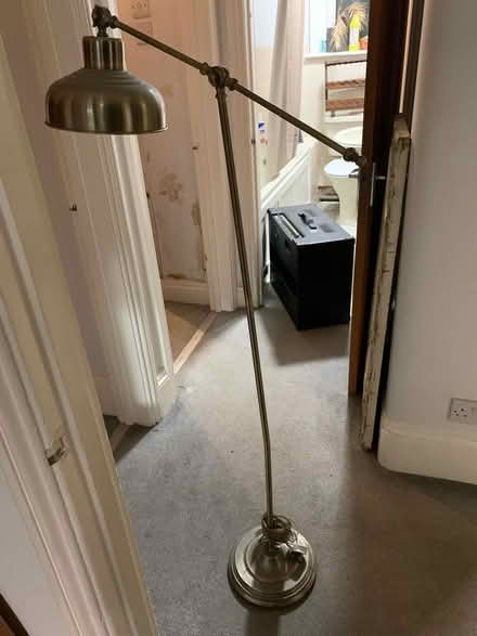 Photo of free Brass coloured standard lamp (Hackney central) #1
