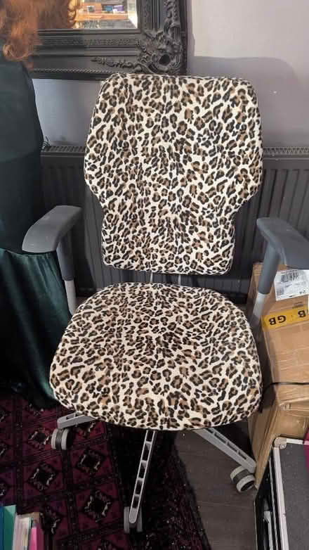 Photo of free Funky leopard print office chair (Montpelier Road area BN1) #1