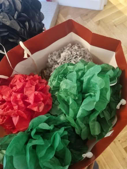 Photo of free Paper Party Pom-Poms (N1 Islington) #3