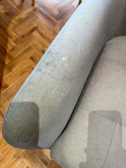Photo of free Grey armchair (Cheadle Hulme, Hazel Road, SK8) #4